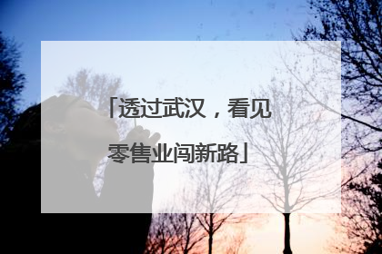 透过武汉，看见零售业闯新路