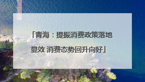 青海：提振消费政策落地显效 消费态势回升向好