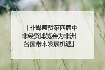 非媒盛赞第四届中非经贸博览会为非洲各国带来发展机遇