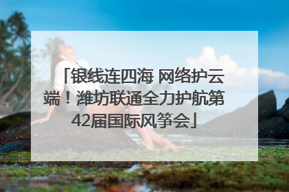 银线连四海 网络护云端！潍坊联通全力护航第42届国际风筝会