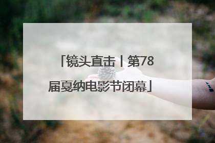 镜头直击丨第78届戛纳电影节闭幕
