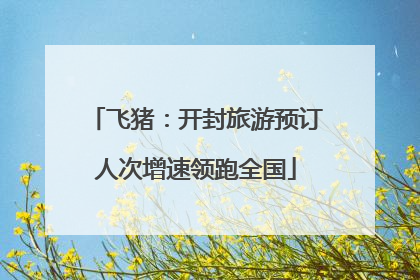 飞猪：开封旅游预订人次增速领跑全国