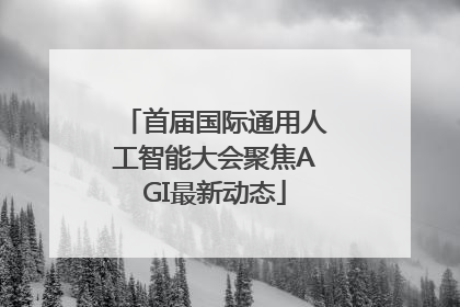 首届国际通用人工智能大会聚焦AGI最新动态