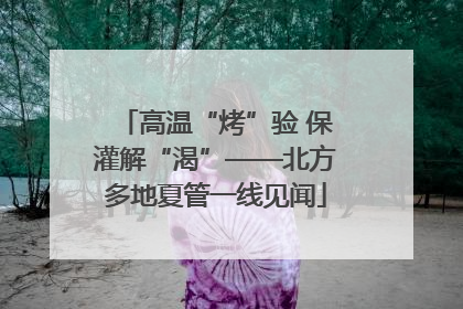 高温“烤”验 保灌解“渴”——北方多地夏管一线见闻