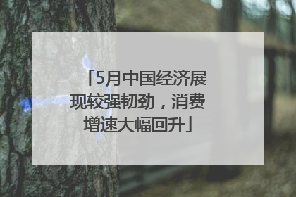 5月中国经济展现较强韧劲，消费增速大幅回升